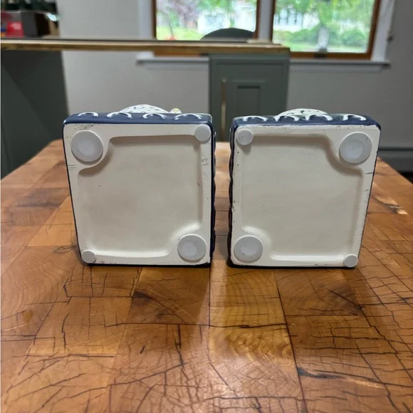 Opalhouse Blue and White Leopard Bookends - Picture 6 of 6